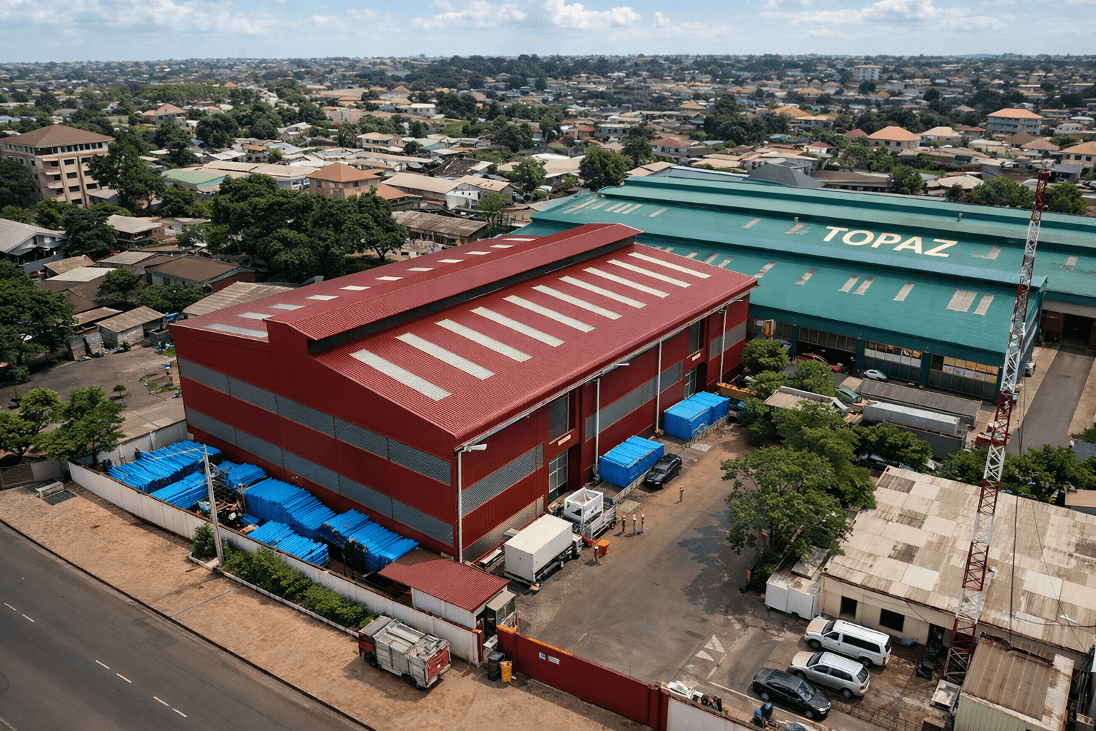 Paint Plant At Matoto.